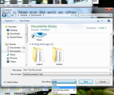 save in oriya notepad
